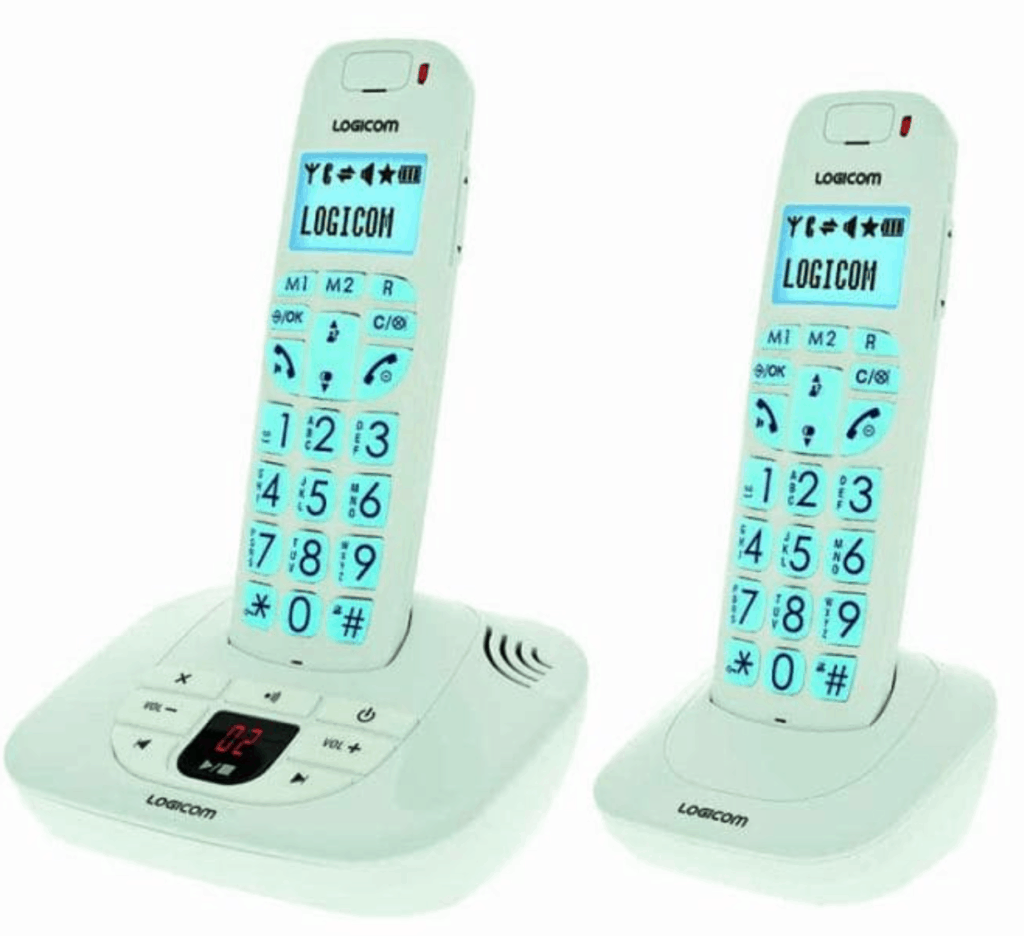 Téléphone Senior [Pratique  Personne Agée] Fixe, Sans Fil & Tactile
