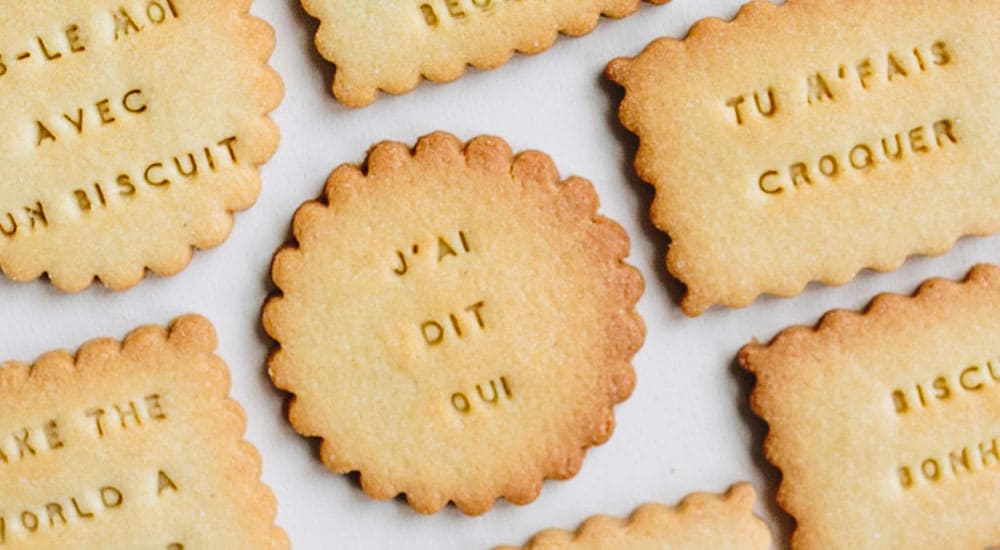    Idée de cadeau anniversaire Mamie - Biscuits personnalisés Fabulous-biscuits 