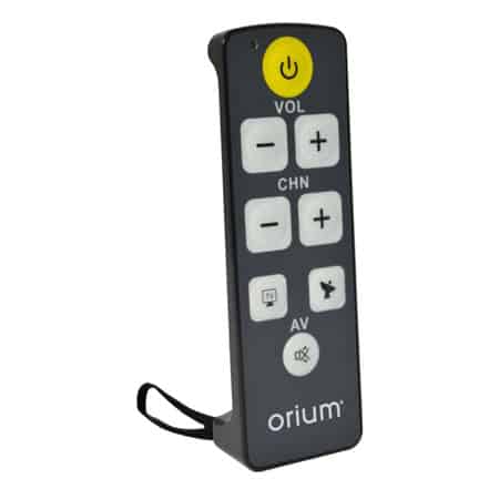 Télécommande universelle personne malvoyante Orium