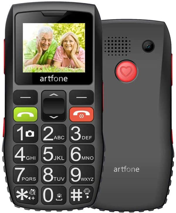Téléphones portables bouton SOS Artfone C1 senior