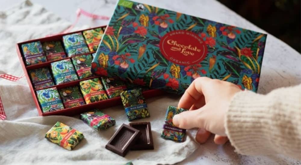 Idée cadeau pour personne âgée en maison de retraite - Coffret de 42 carreaux de chocolat - Nature & Découvertes