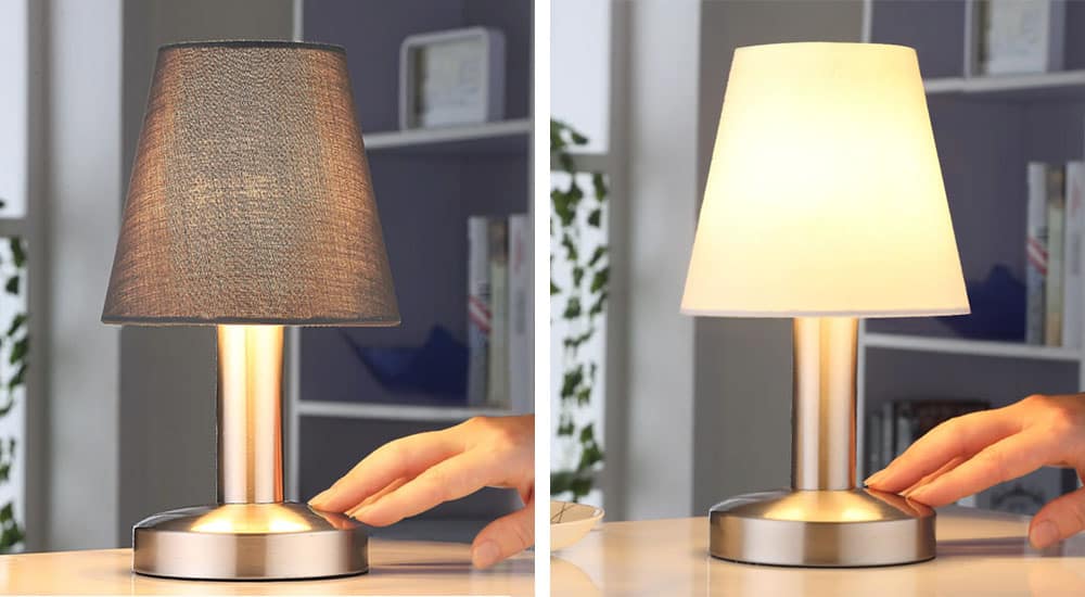 Idée cadeau pour personne âgée en maison de retraite- Lampe de chevet tactile - Luminaire