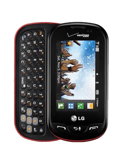 téléphone clavier coulissant horizontal  chiffre lettre LG Extravert 2