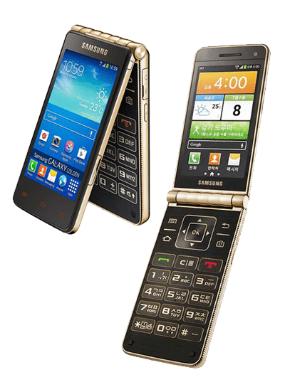 téléphone clavier physique Samsung Galaxy Golden 4