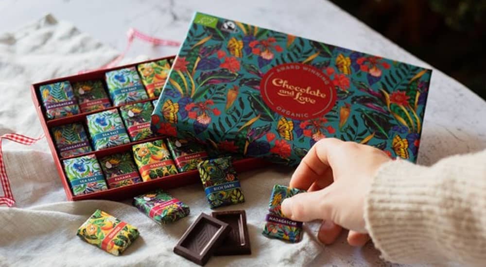 Coffret de carrés de chocolat - Cadeau mamie 100 ans - Nature & Découvertes