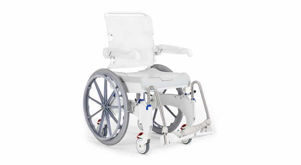 Fauteuil roulant de douche grandes roues - Mon fauteuil roulant