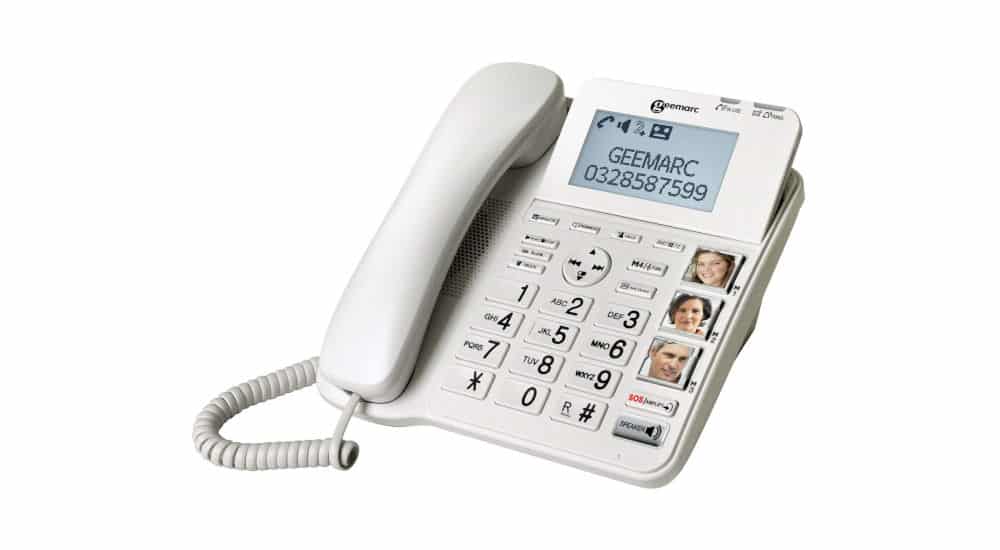 Commande vocale téléphone fixe - Geemarc CL595