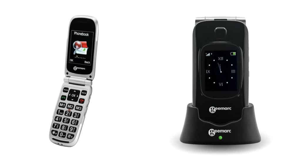 Téléphone Portable senior Telefunken S440 à clapet rouge Grosses