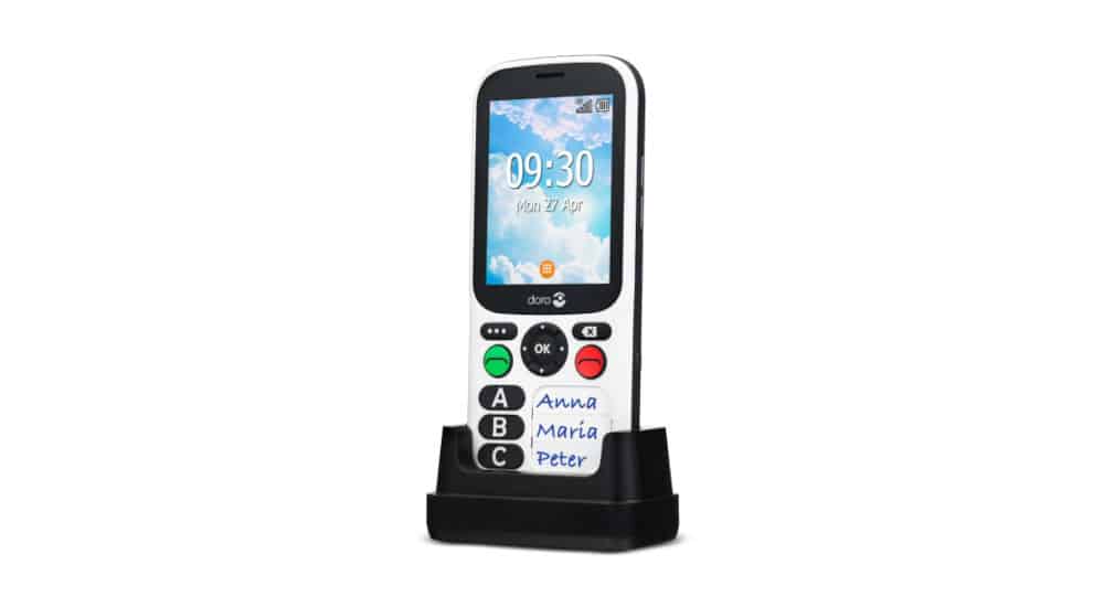 Téléphone portable simplifié pour seniors - Maison Futée
