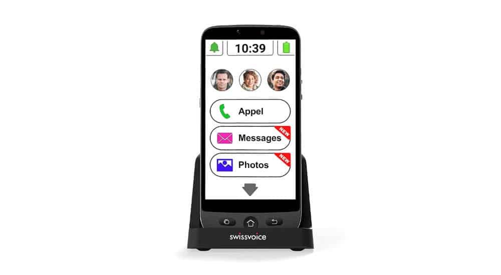 Téléphone portable personne agée - Swissvoice G55