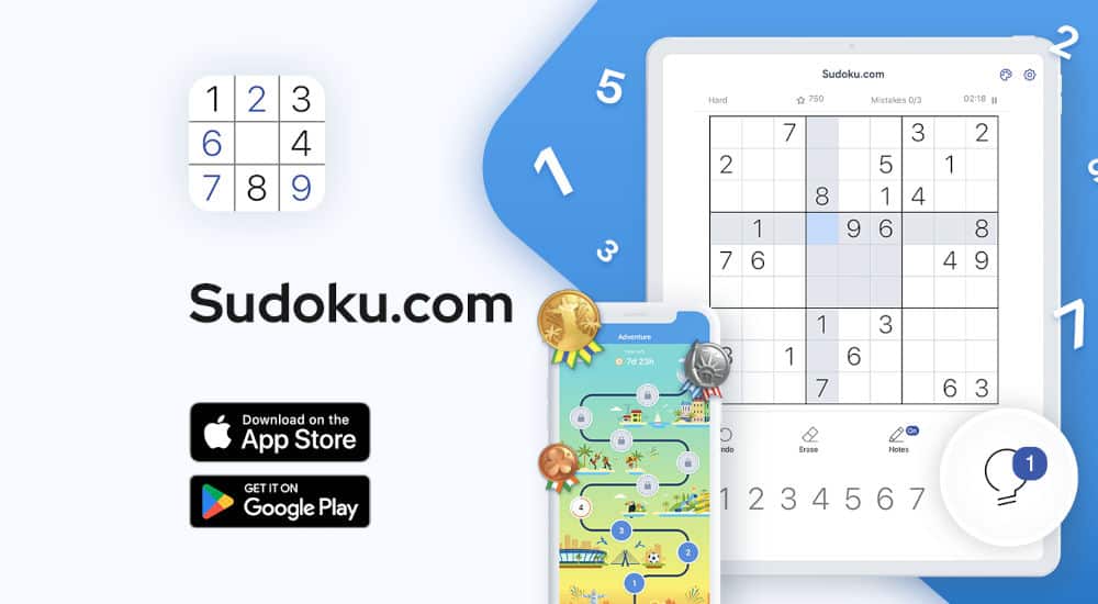 Jeux pour seniors sur tablette gratuit - Sudoku