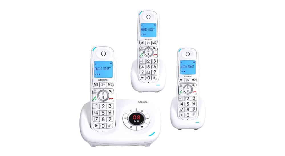 Trio téléphone fixe sans fil - Alcatel XL585 Voice