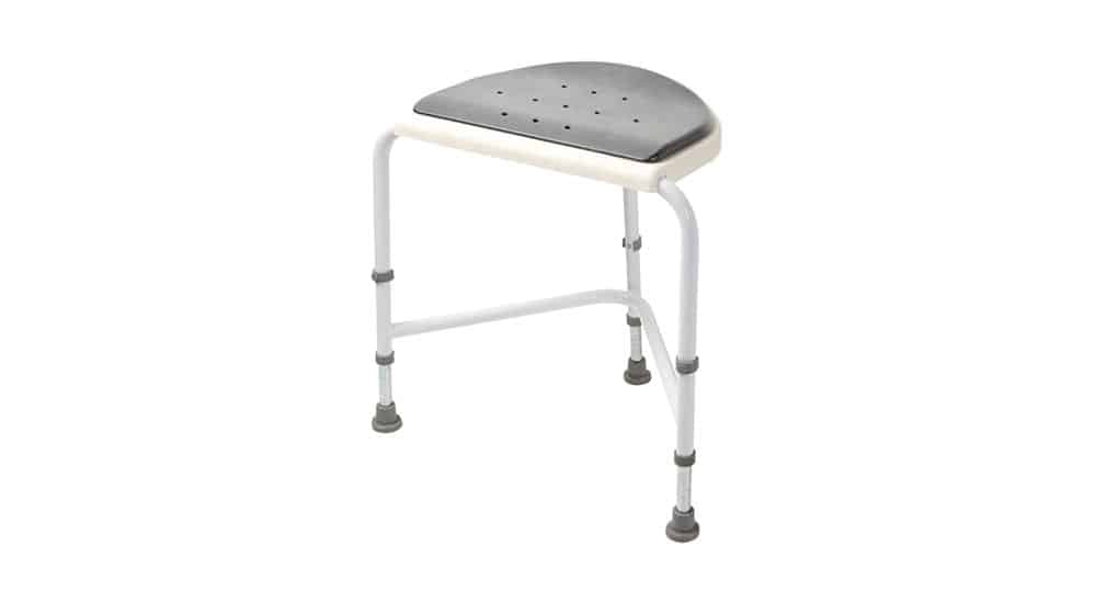 Tabouret De Toilette Pour Adulte - Blanc Antidérapant - Pour Salle