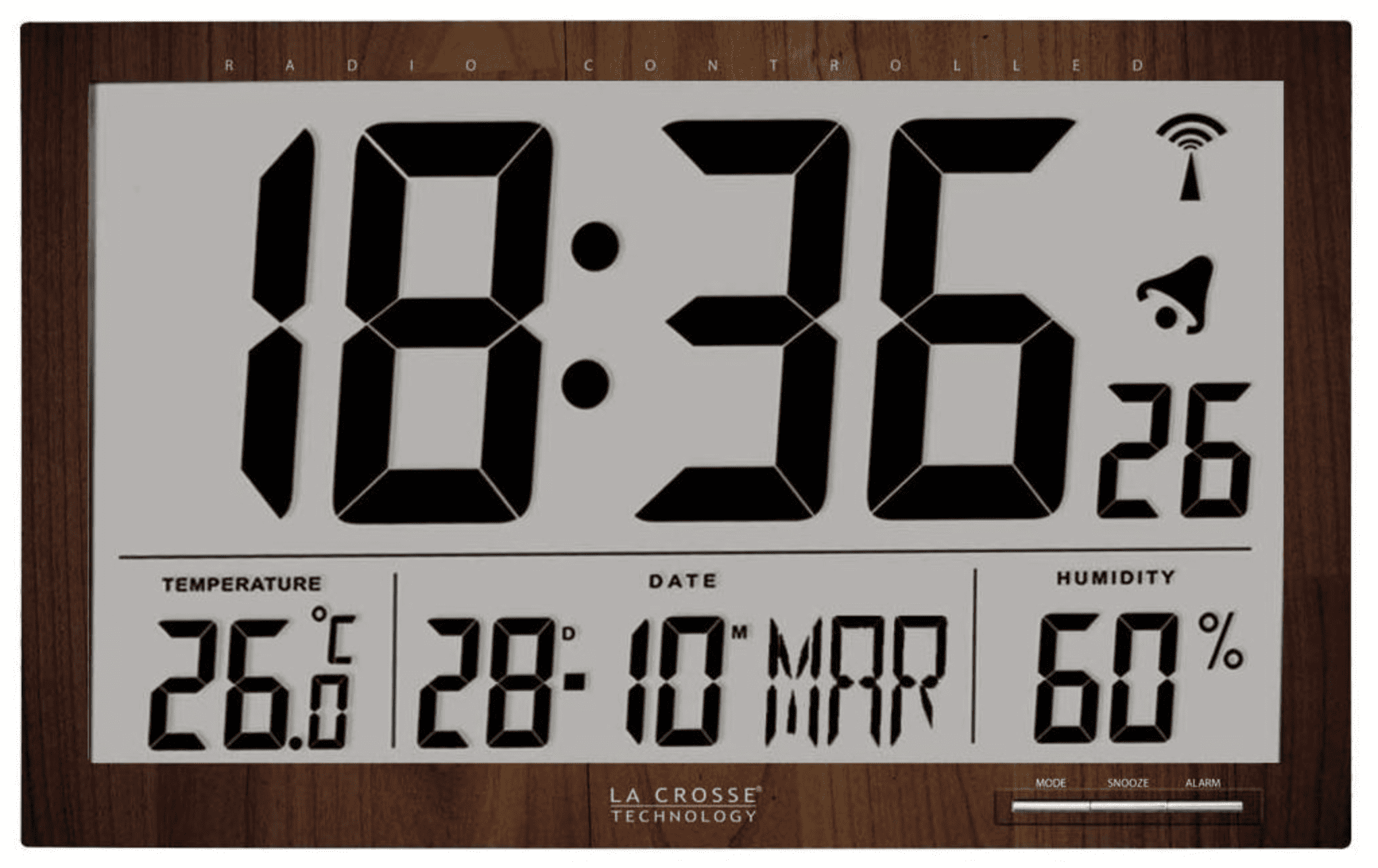 Horloge Numérique De Tableau De Bord Auto - Adhésive Ou Clip Ventilation - Affichage LED, Piles Incluses - Dimensions 4x4 Cm - Pour Voiture, SUV