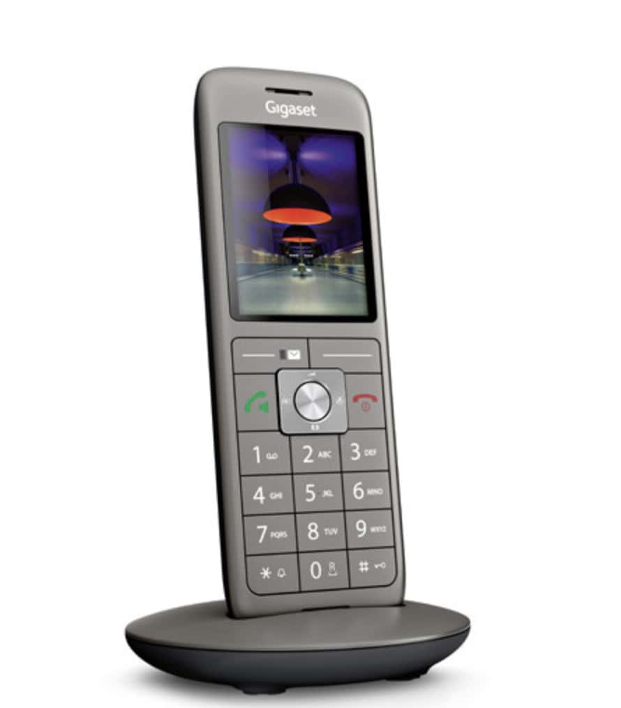 Téléphone fixe avec photo de l’appelant personnalisable Gigaset