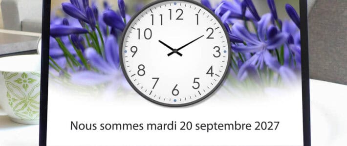 Horloge electronique avec date pour personne âgée Horloge electronique avec date pour personne âgée