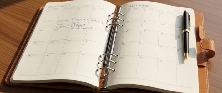 Agenda journalier rendez-vous : quel format choisir pour ne rien oublier ?