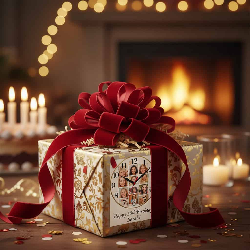 horloge photo cadeau anniversaire naissance mariage