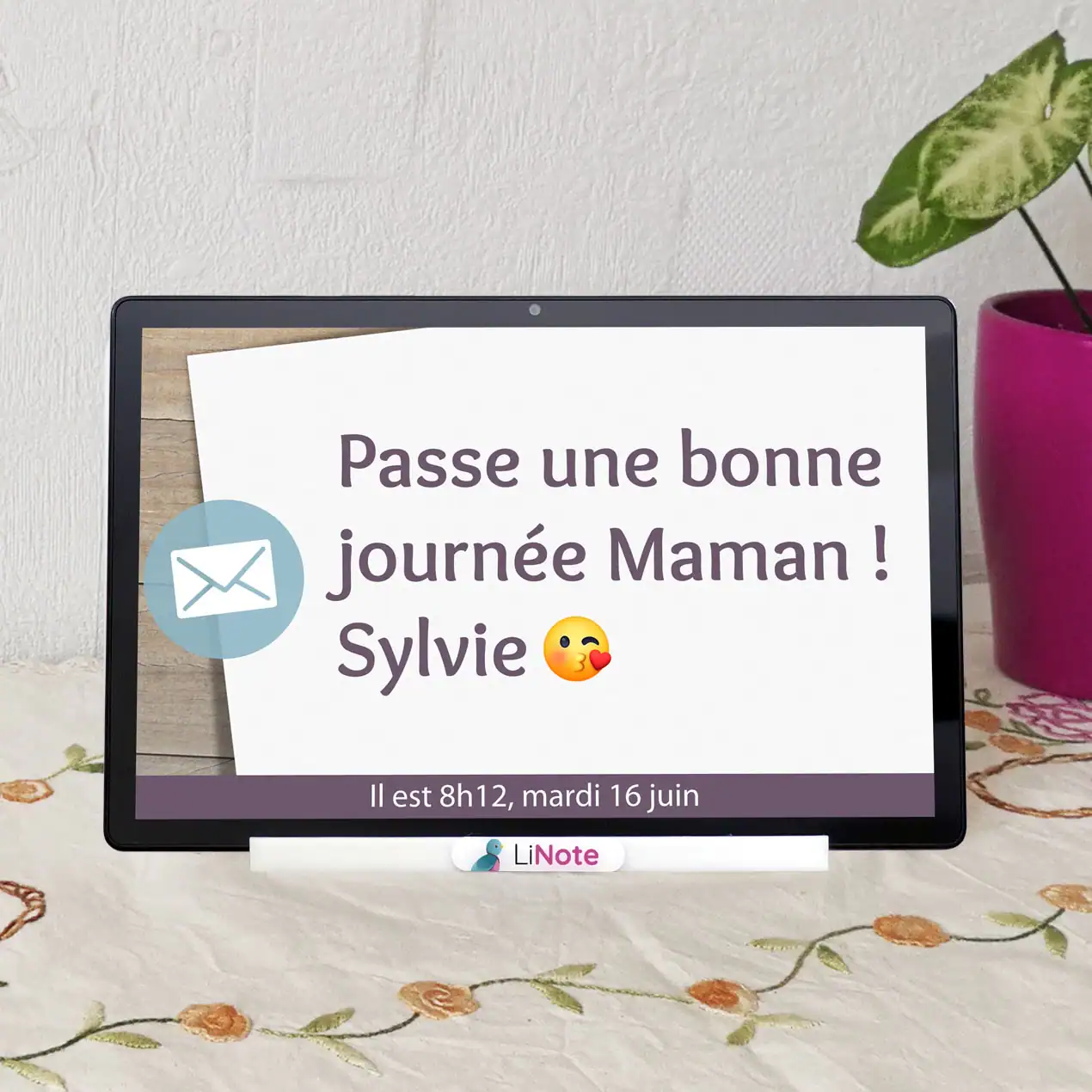 Cadeau tablette : LiNote pour recevoir des messages